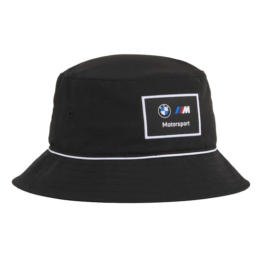 Black - Front - Puma MMS BMW Bucket Hat