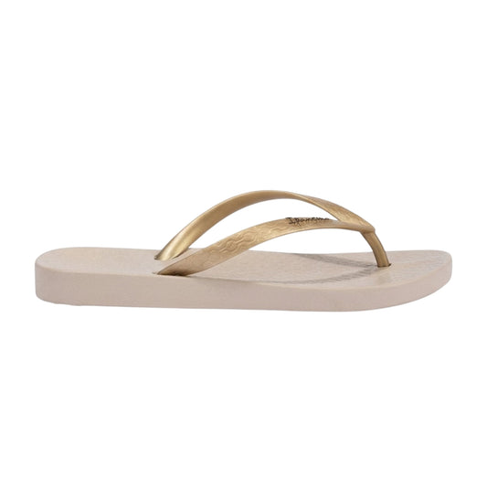 Beige - Front - Ipanema Womens-Ladies Anatomical Moulded Footbed Flat Flip Flops