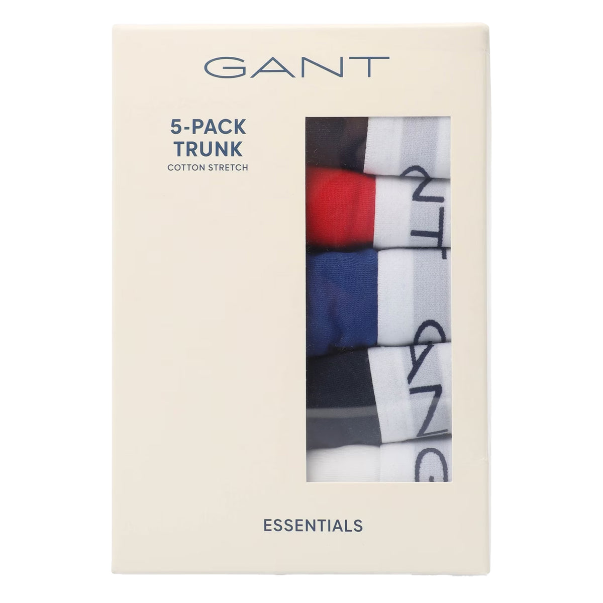 Multicoloured - Side - Gant Mens Boxer Briefs (Pack of 5)
