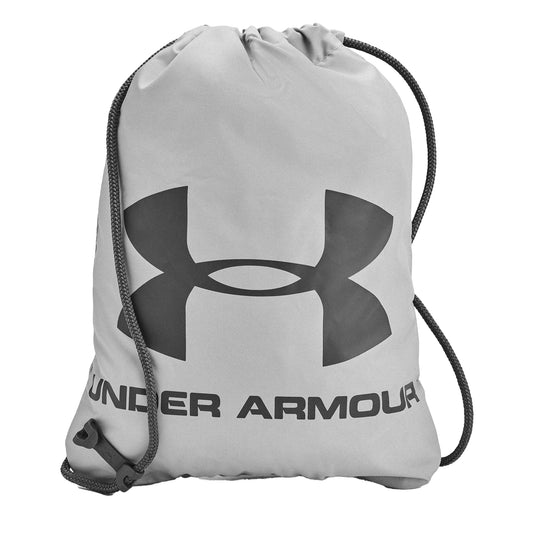 Grey - Front - Under Armour Ozsee Drawstring Bag