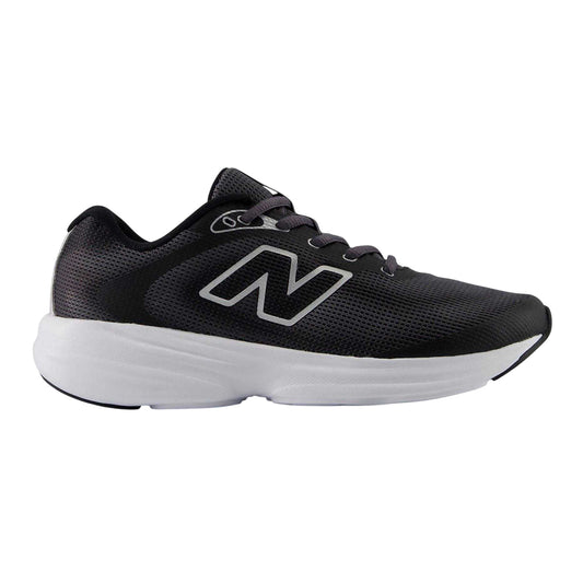 Black-Magnet Grey - Front - New Balance Womens-Ladies 411 V4 Shoes