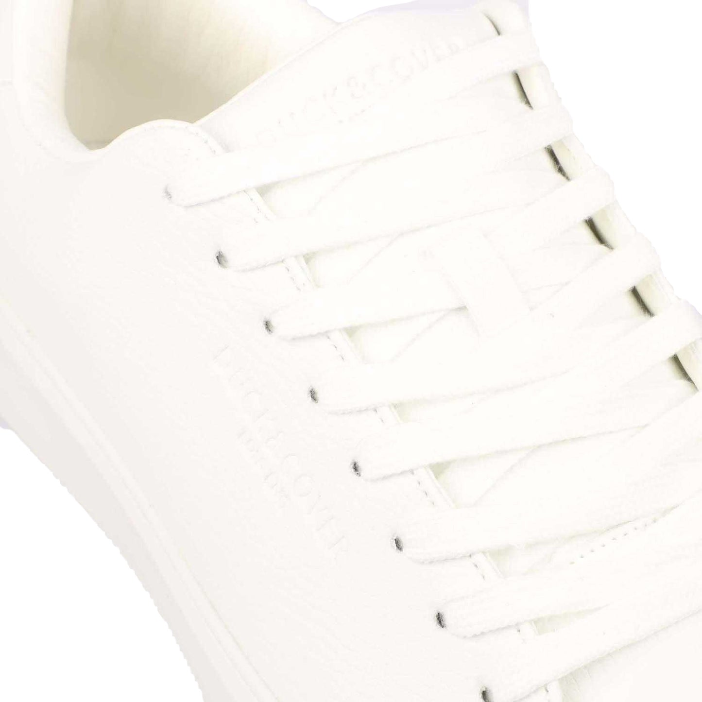 White - Pack Shot - Duck and Cover Mens Kremes Trainers
