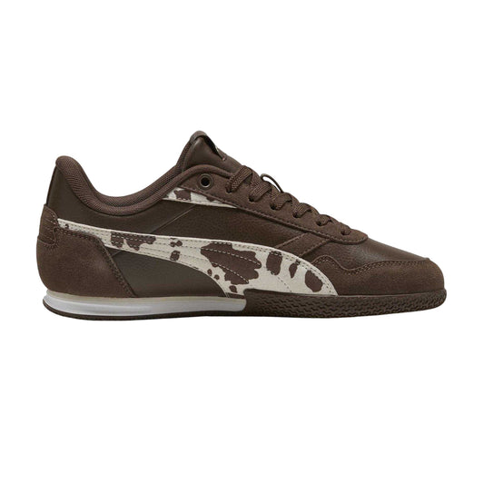 Brown-Snow - Front - Puma Womens-Ladies Bella Donna Cow Print Trainers