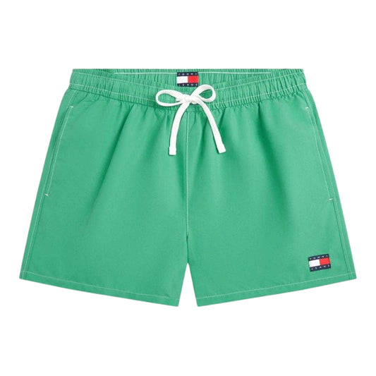 Bahama Green - Front - Tommy Hilfiger Mens Swim Shorts