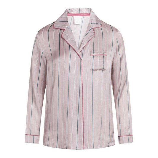 Violet Ice - Front - CCDK Copenhagen Womens-Ladies Joseph Long-Sleeved Pyjama Top