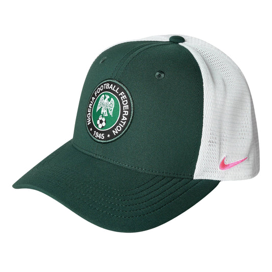 Green-Pink - Front - Nike Embroidered Logo Football Baseball Cap