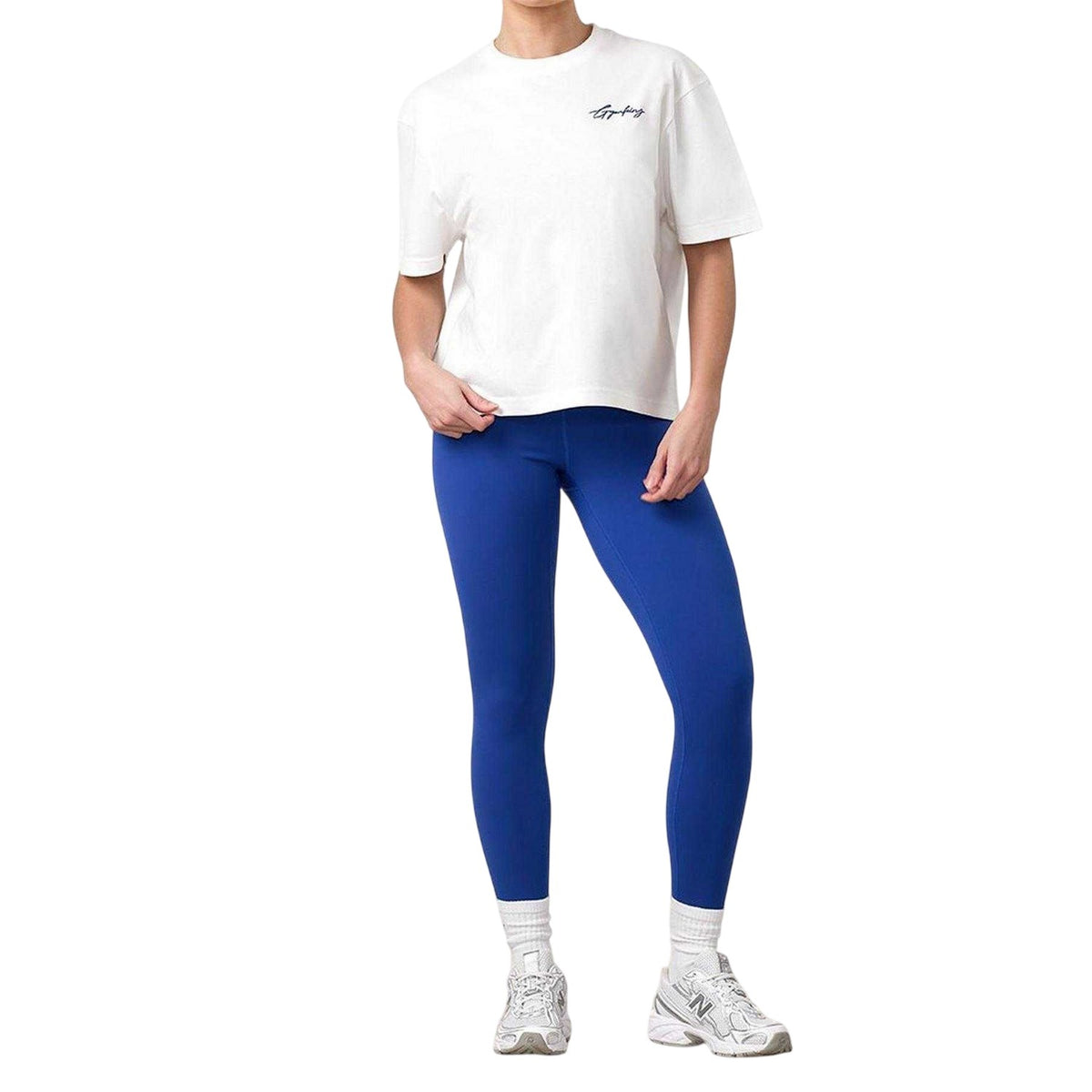 Cream - Lifestyle - Gym King Womens-Ladies Mindset Embroidered Logo T-Shirt