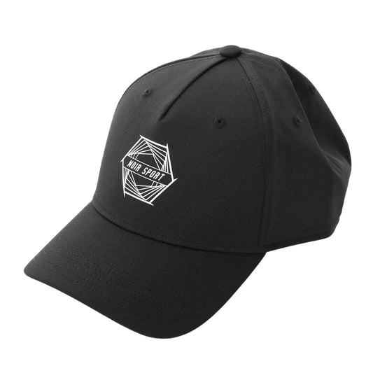 White-Black - Front - Societe Noir Mens Baseball Cap