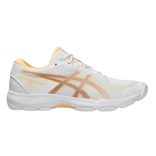 White-Rose - Front - Asics Womens-Ladies Netburner Academy Cushioned Shoes