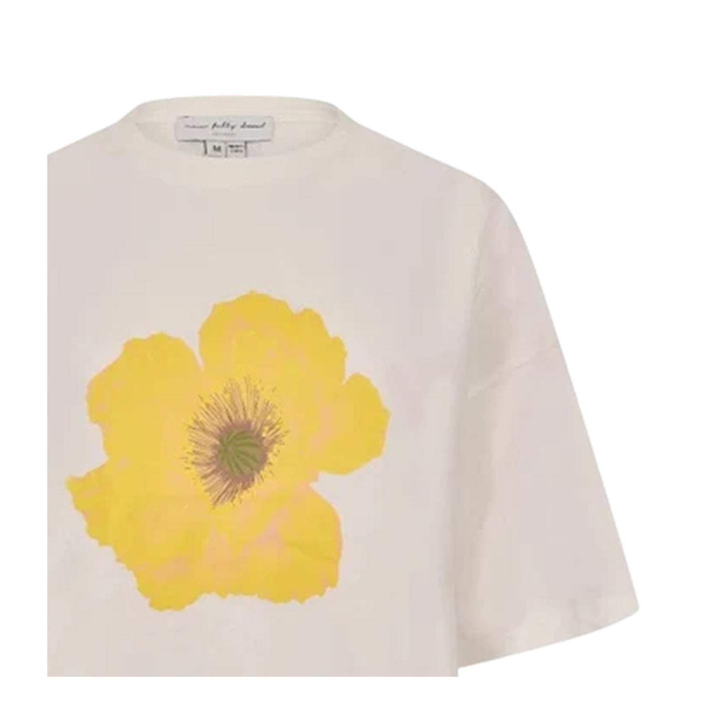 White - Side - Never Fully Dressed Womens-Ladies Poppy T-Shirt