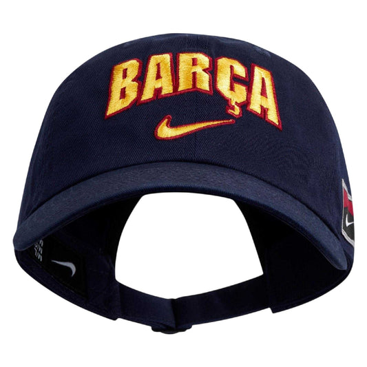 Blue-Yellow - Front - Nike FC Barcelona Baseball Cap