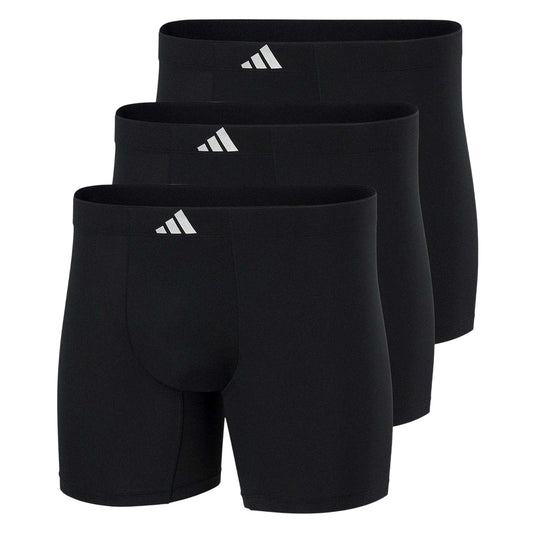 Black - Front - Adidas Mens Active Microtech Boxer Briefs