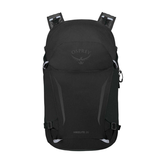 Black - Front - Osprey Hikelite 26L Hiking Backpack