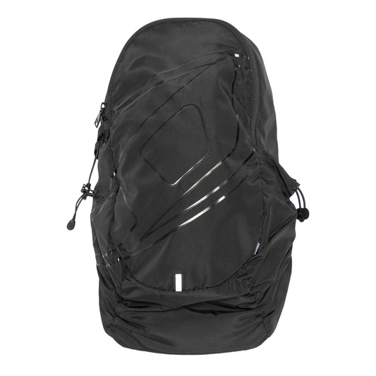 Black - Front - Diesel Drape Asymmetric Sling Backpack
