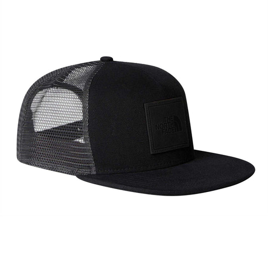 Black - Front - The North Face Mens Dome Leather Trucker Hat