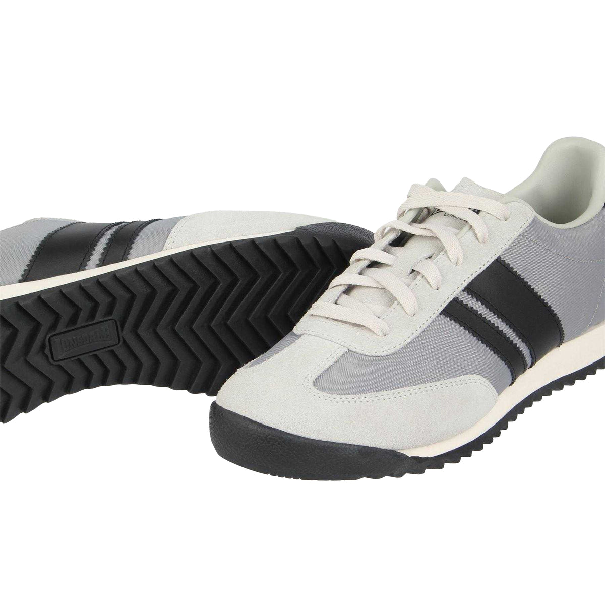 Grey-Black - Lifestyle - Lonsdale Mens Selhurst Suede Trainers