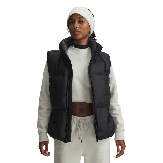 Black - Front - Under Armour Womens-Ladies Limitless Gilet