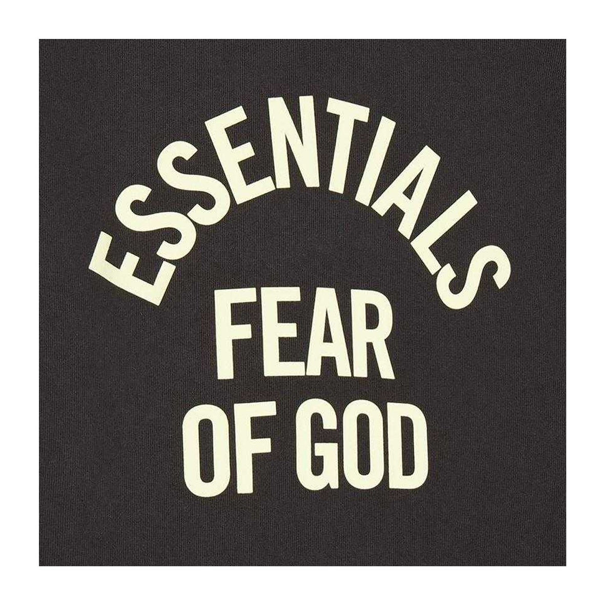 Faded Black - Side - Fear Of God Essentials Childrens-Kids Chest Logo Regular T-Shirt