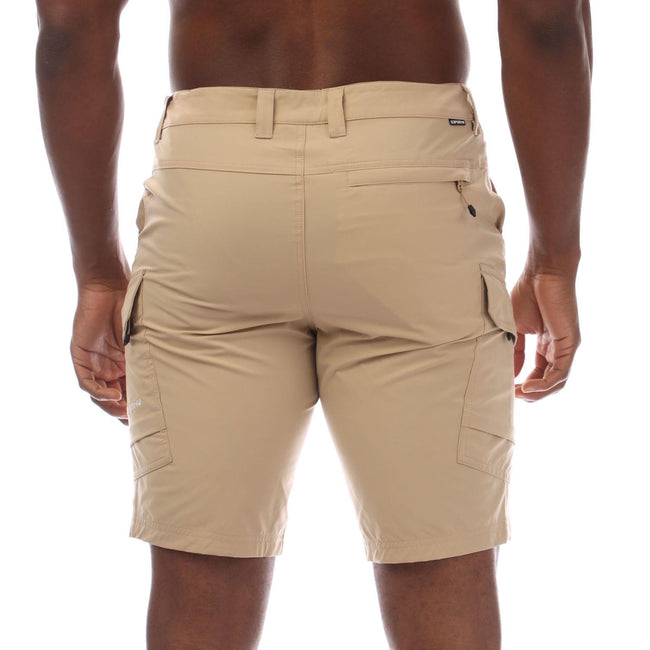 Beige - Back - Icepeak Mens Braswell Walking Shorts