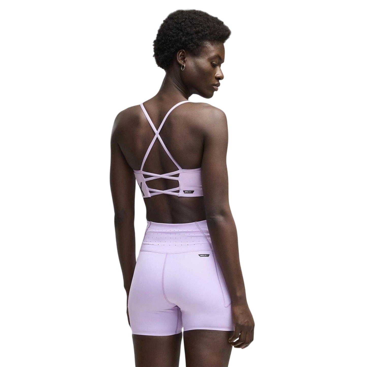 Light Lavender - Lifestyle - Puma Womens-Ladies Hyrox Medium Impact Sports Bra