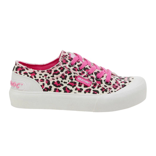 Pink - Front - Rocket Dog Womens-Ladies Jazzin Plus Platform Trainers