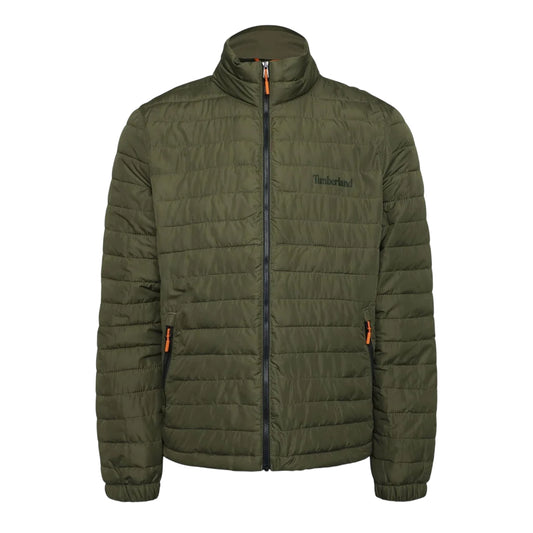 Earth - Front - Timberland Mens Axis Quilted Water Repellent Jacket