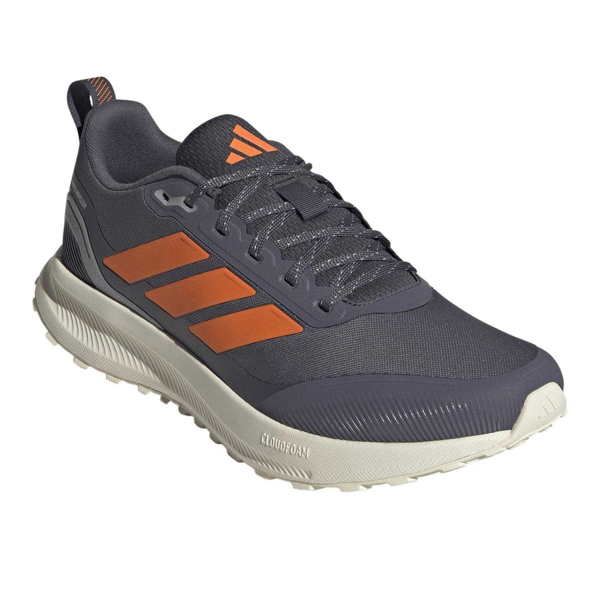 Aurora Green-Orange - Pack Shot - Adidas Mens Runfalcon 5 Water Repellent Shoes