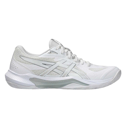 White - Front - Asics Womens-Ladies Gel Tactic 13 Handball Trainers