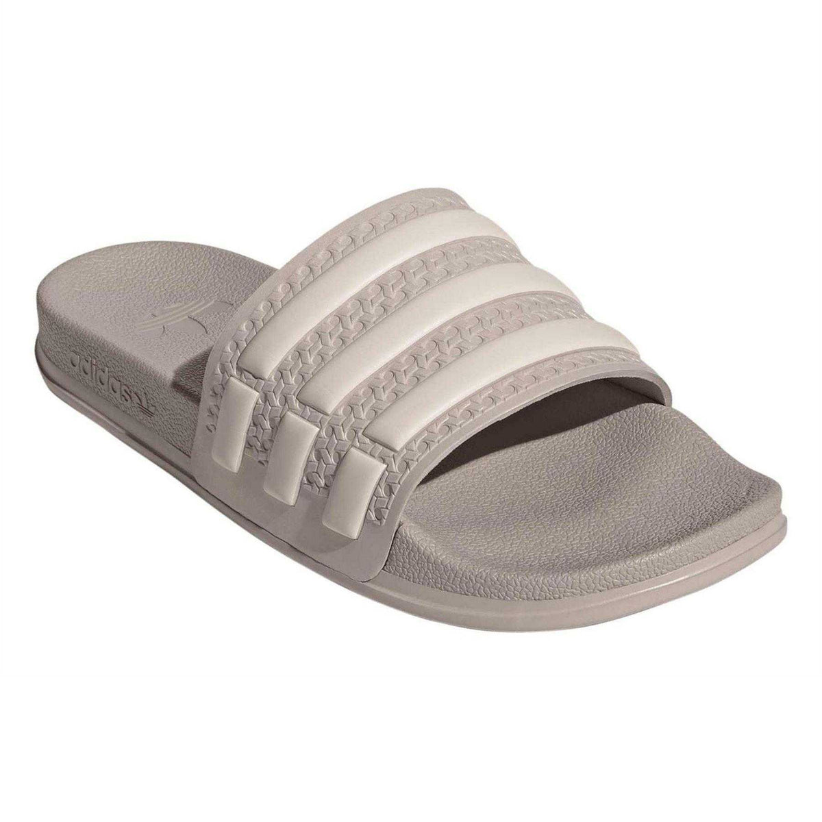 Taupe - Pack Shot - Adidas Womens-Ladies Adilette Flat Sandals