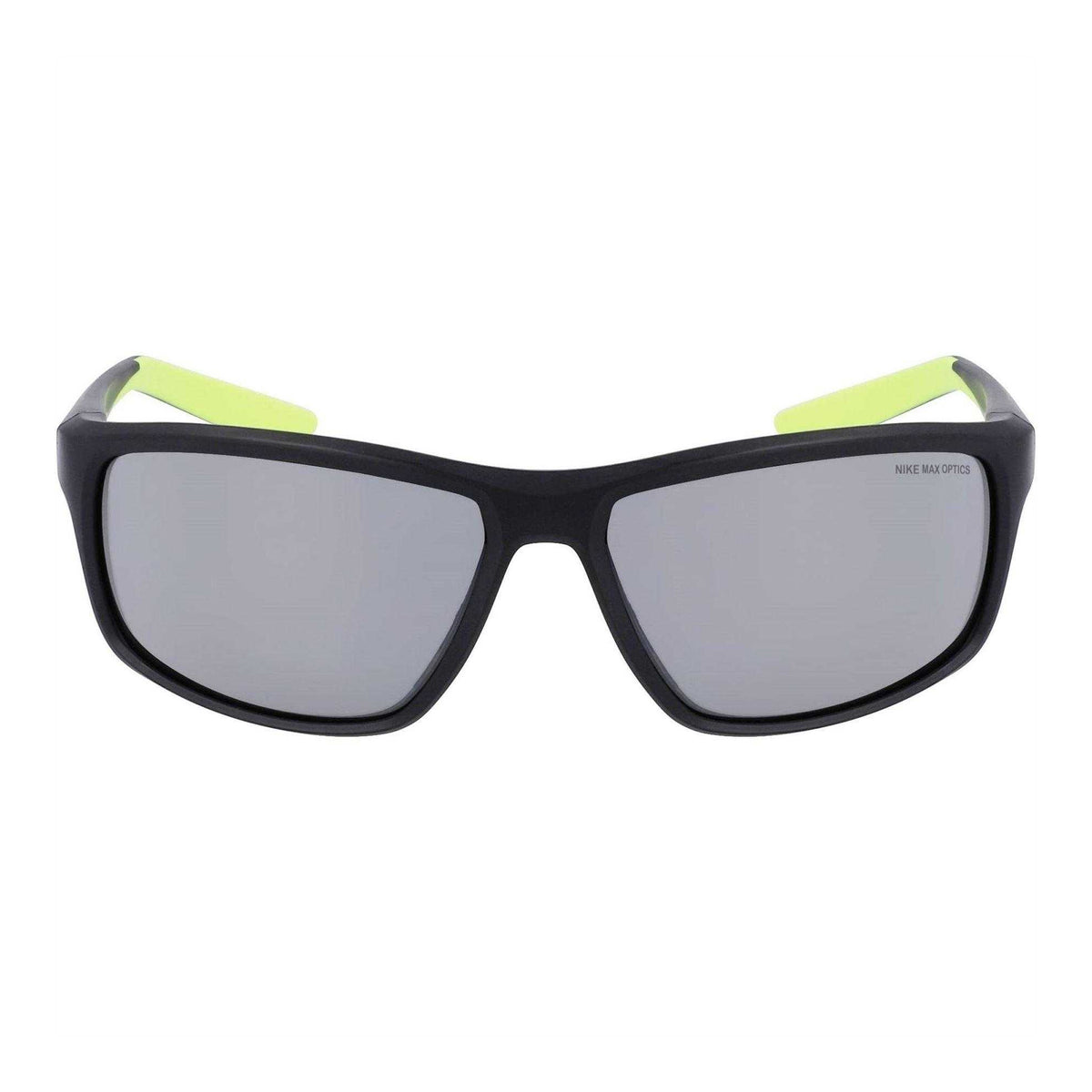 Black-Silver - Pack Shot - Nike Mens Rectangular Sunglasses