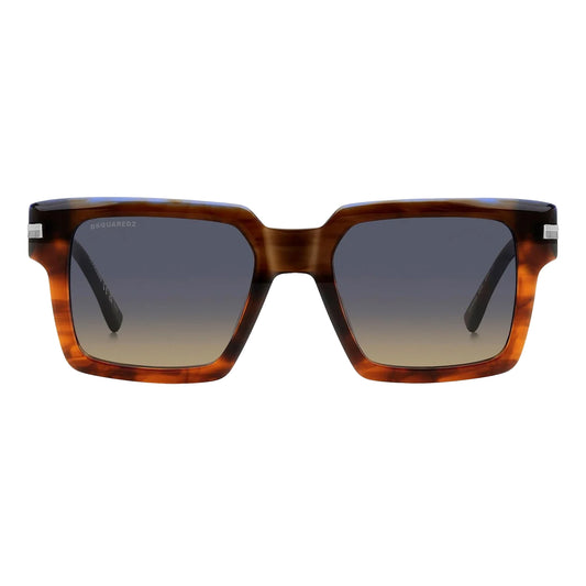 Brown - Front - DSquared2 Mens Square Sunglasses