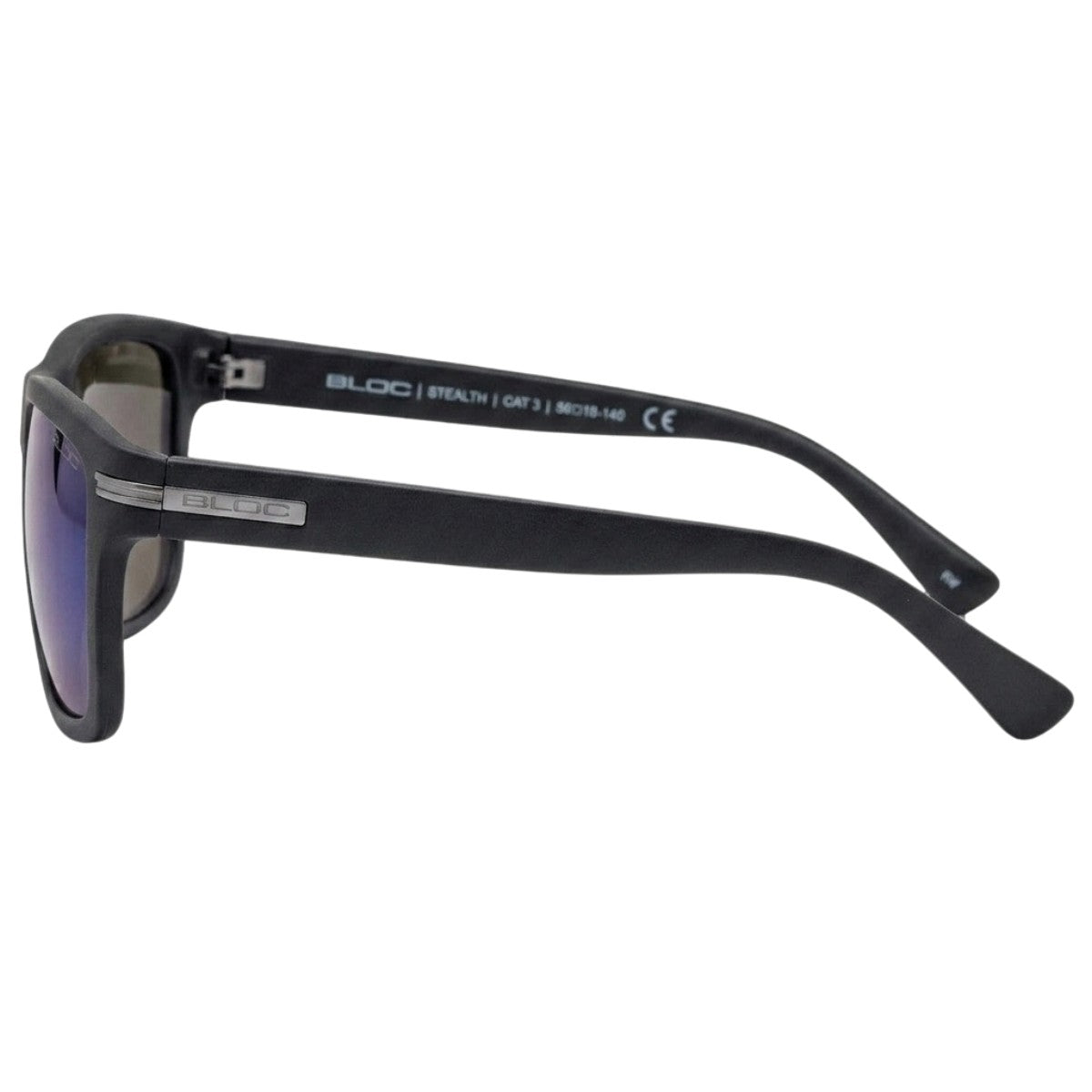 Black-Blue - Side - Bloc Mens Tide Sporty Sunglasses