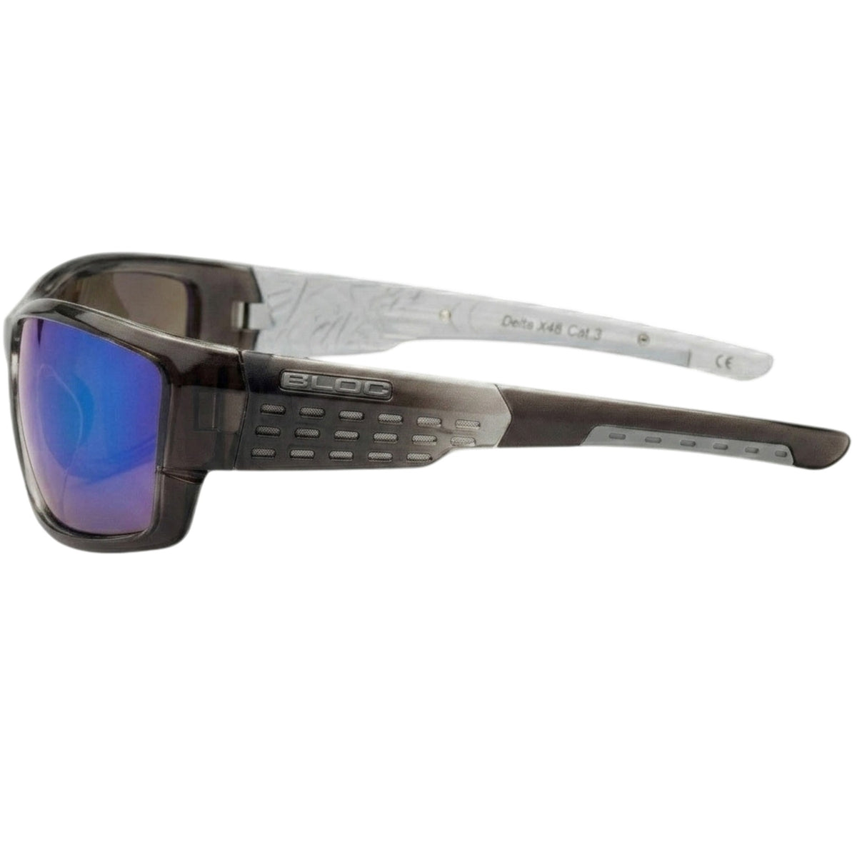 Grey - Back - Bloc Mens Delta Sport Sunglasses