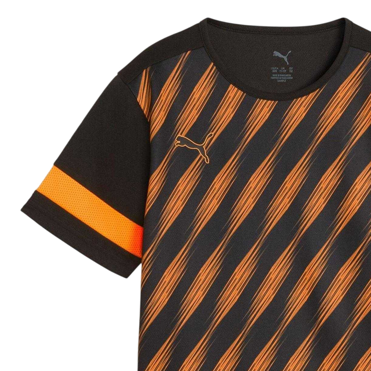Black - Side - Puma Childrens-Kids Attacanto Performance T-Shirt