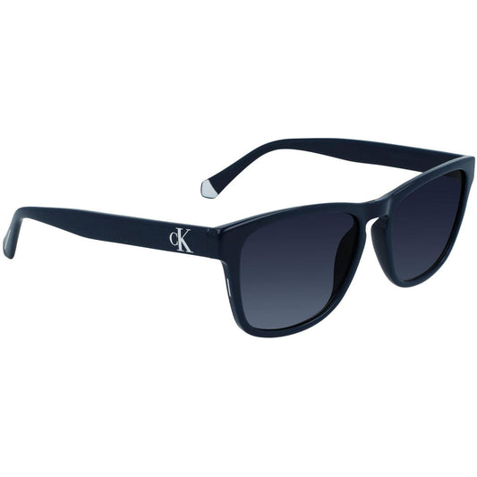 Blue - Front - Calvin Klein Mens Jeans Rectangle Sunglasses