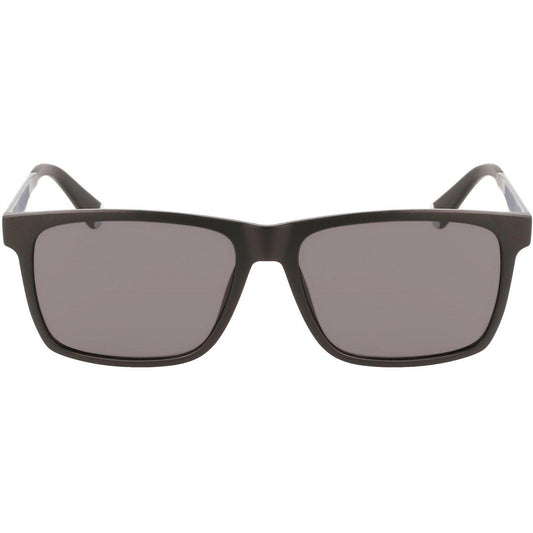 Matte Black - Front - Calvin Klein Mens Jeans Rectangle Sunglasses