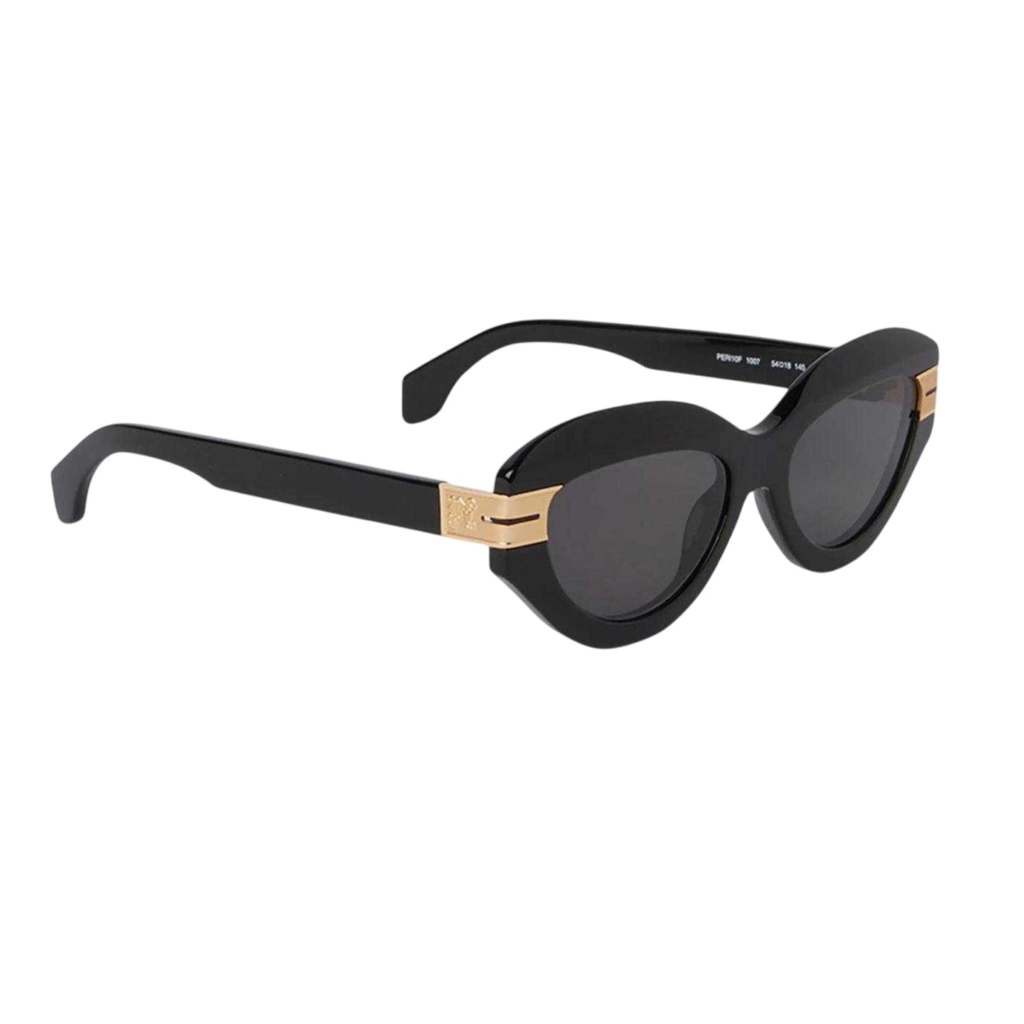 Black-Dark Grey - Back - Palm Angels Womens-Ladies Miracle Cat Eye Sunglasses