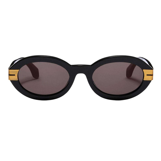 Black-Dark Grey - Front - Palm Angels Womens-Ladies Miracle Cat Eye Sunglasses