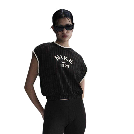 Black - Front - Nike Womens-Ladies Lux Tank Top