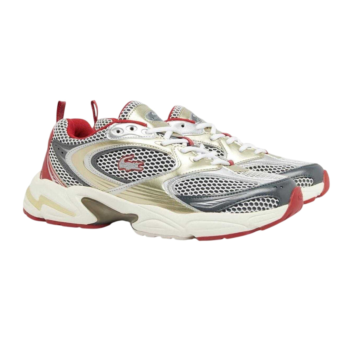 Red - Close up - Lacoste Mens Storm 96 2K Trainers
