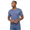 White-Navy-Denim-Blue-Grey Marl - Side - Crosshatch Mens Basicblues T-Shirt (Pack of 5)