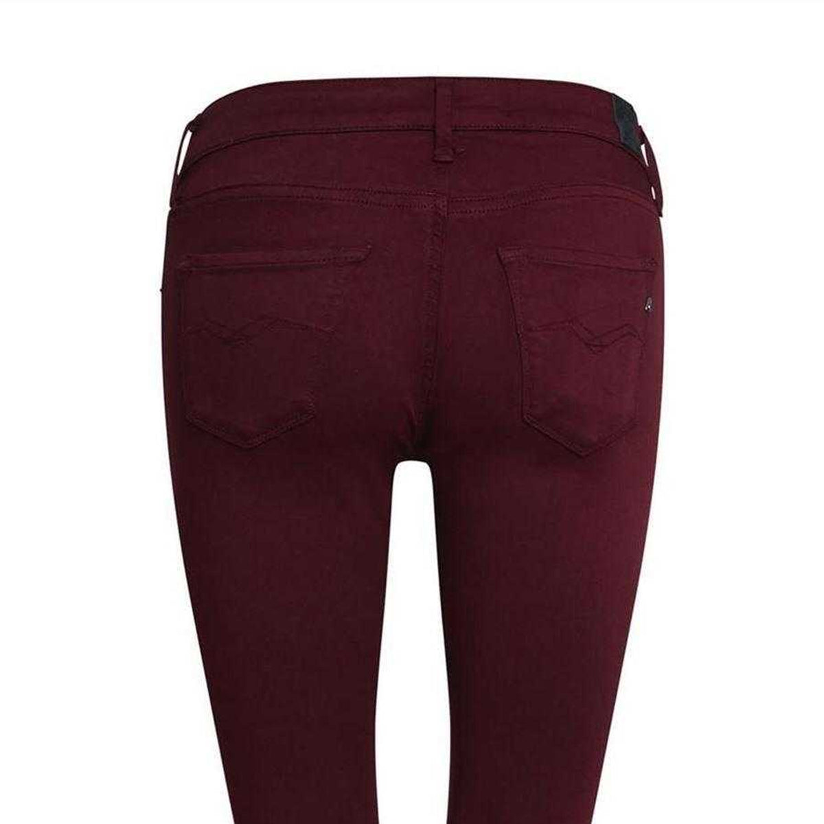 Purple - Lifestyle - Replay Womens-Ladies New Luz Skinny Jeans
