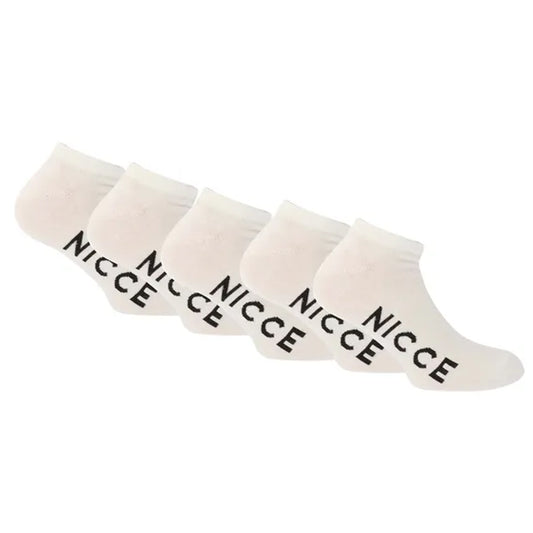 White - Front - Nicce Mens Annis Socks (Pack of 5)