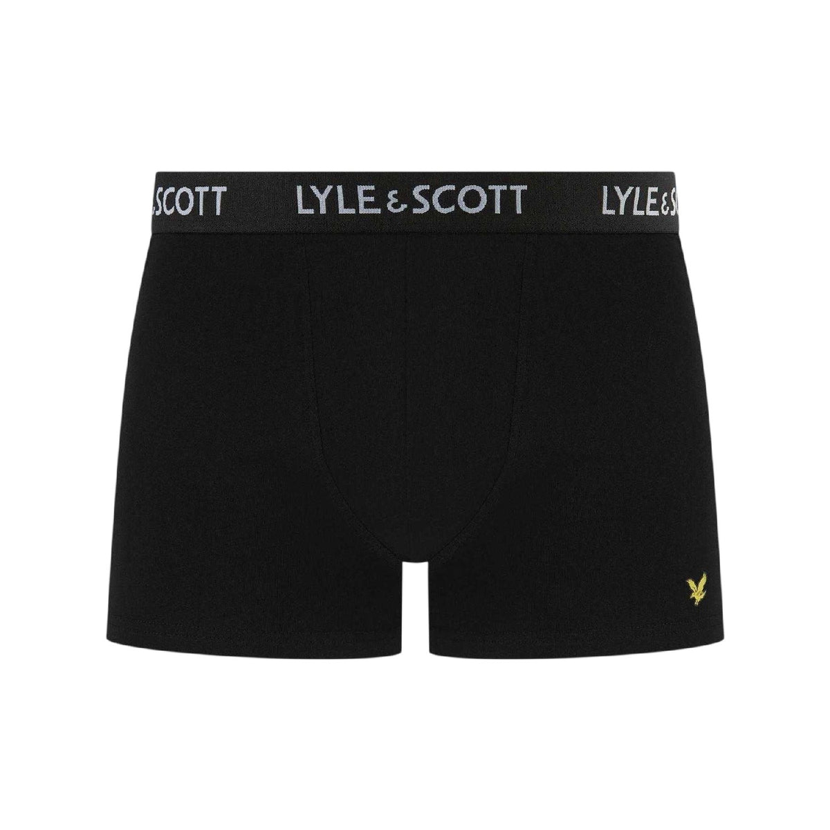 Black - Pack Shot - Lyle & Scott Mens Boxer Shorts (Pack of 10)