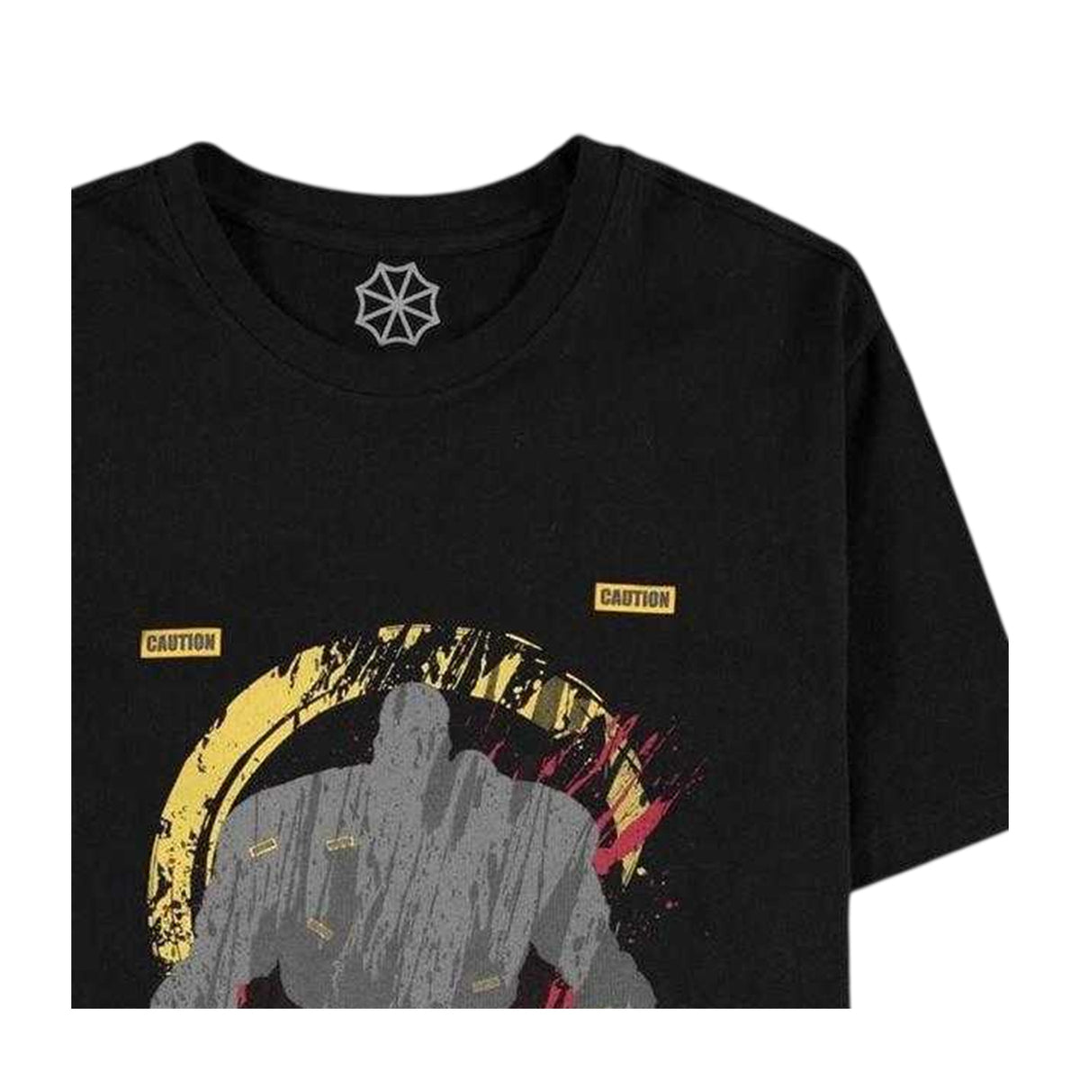 Black - Side - Resident Evil Unisex Adult Nemesis Graphic Print Regular T-Shirt