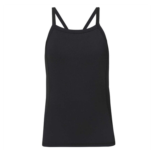 Black - Front - Sweaty Betty Womens-Ladies Square Neck Sleeveless Tank Top