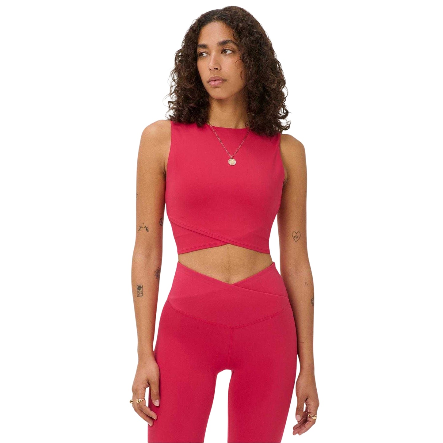 Crimson Red - Side - Sweaty Betty Womens-Ladies Performance Vest Top
