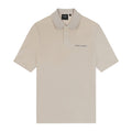 Cream - Front - Lyle & Scott Mens Towelling Polo Shirt