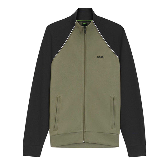 Dark Beige - Front - Boss Mens Join Skaz Track Jacket