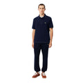 Navy - Pack Shot - Lacoste Mens Pique Regular Jogging Bottoms